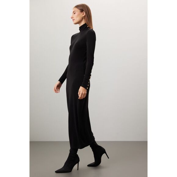 Tory Burch Jersey Turtleneck Dress - Picture 1 of 16